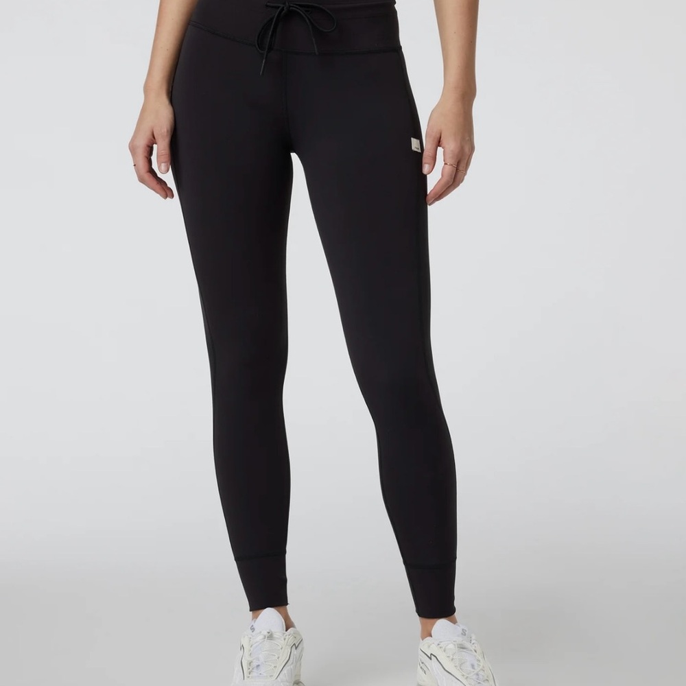Vuori Black Performance Leggings High-Waisted Stretch
